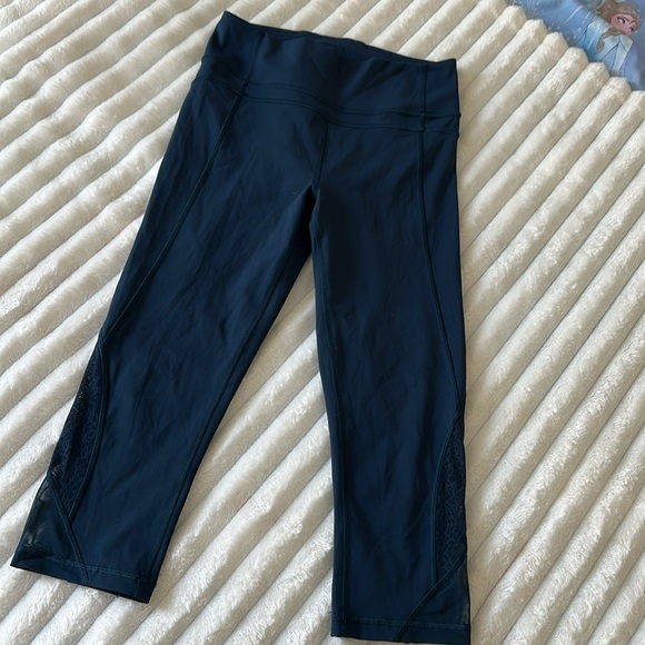 Lululemon Blue High Rise Leggings - Picture 7 of 14